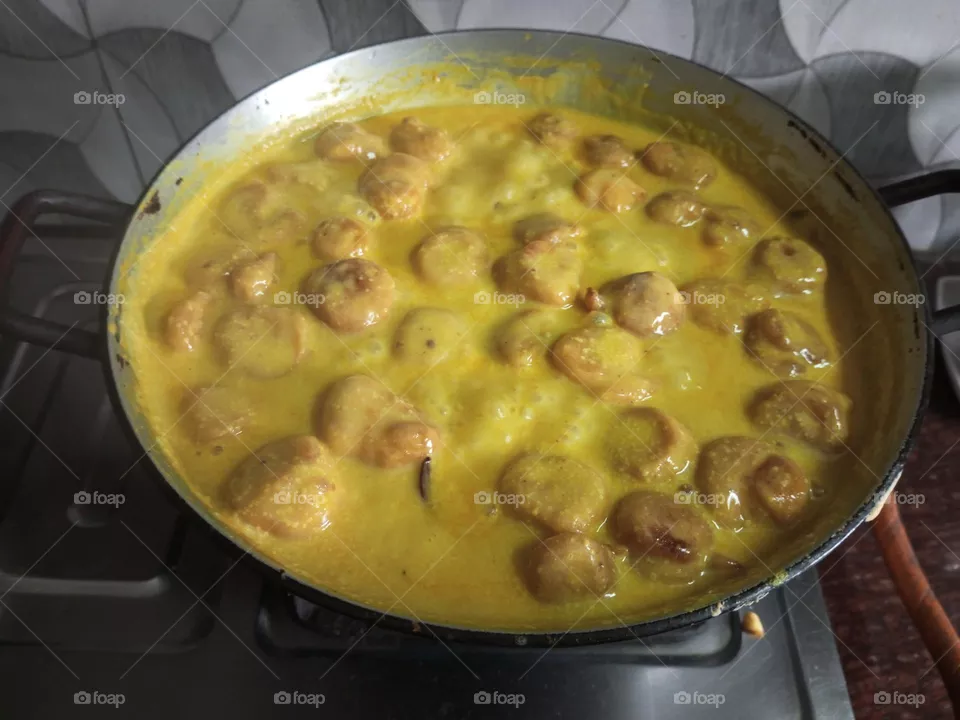 Very Popular Indian Homemade Dish/Food "Kadi Pakoda"