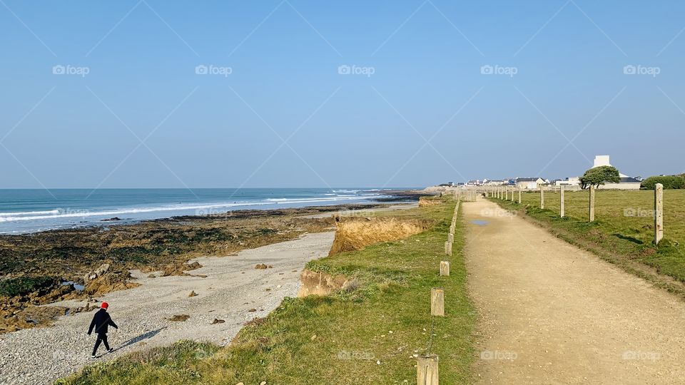 Seaside In Brittany, France