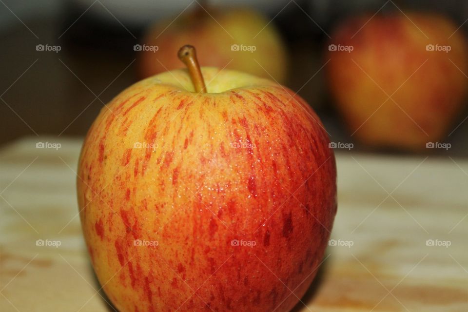 Close-up of fresh apple