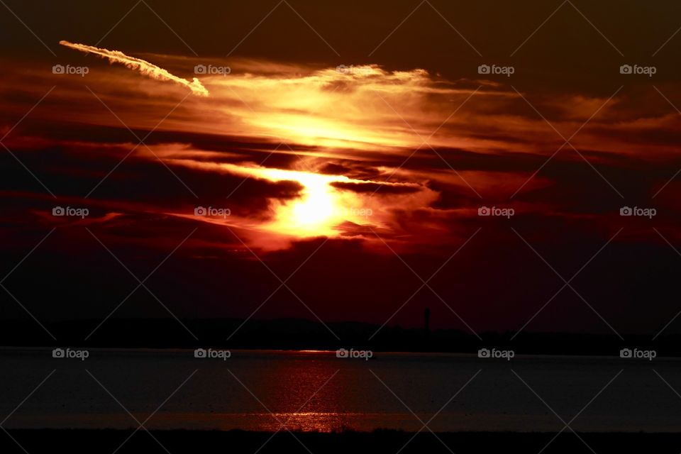 Sunset - Elbe 
