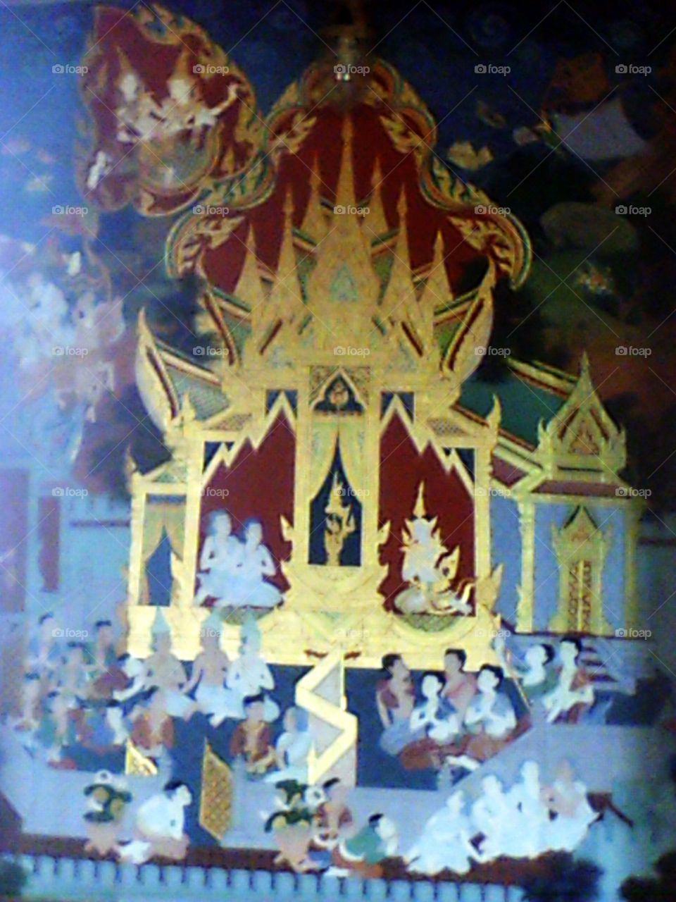 Art in temple thailand