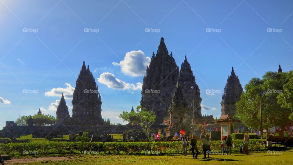 Prambanan temple at yogyakarta, Indonesia