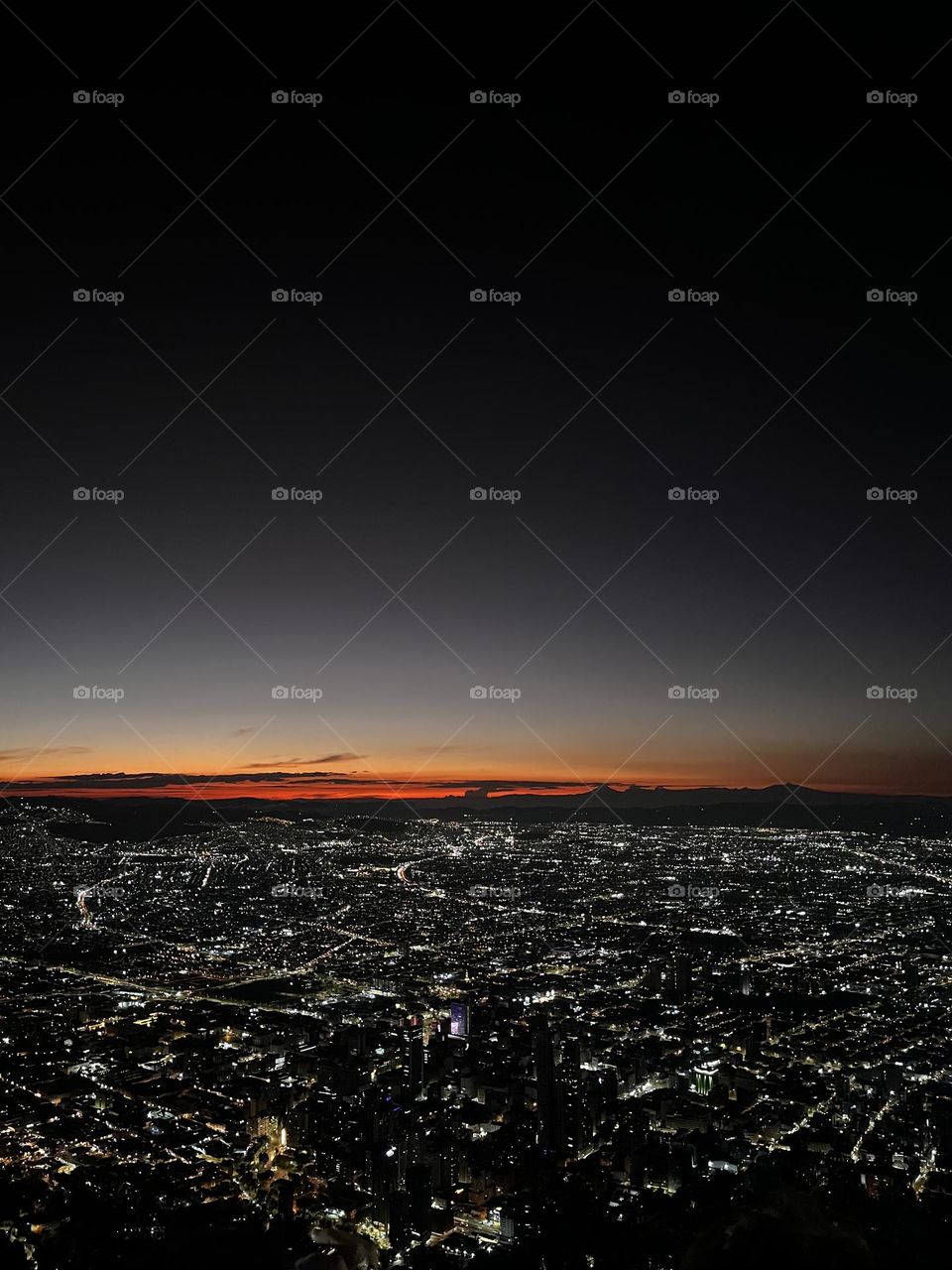 The most beautiful view of Bogota 