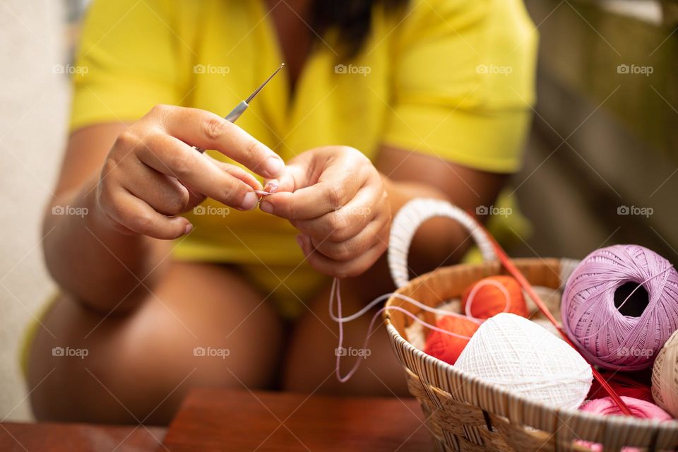 Crocheting