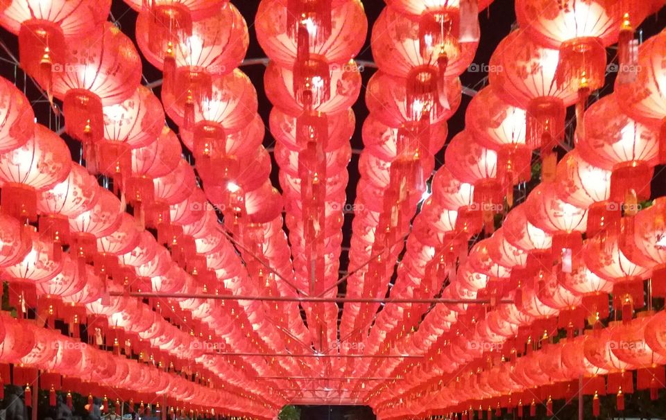 chinese red balloons