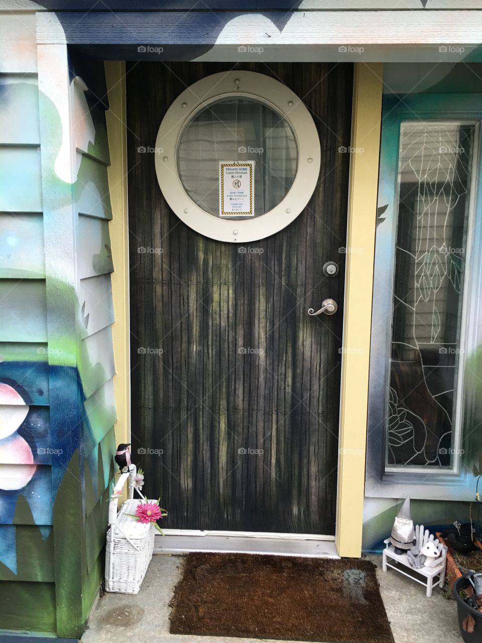 Wooden door