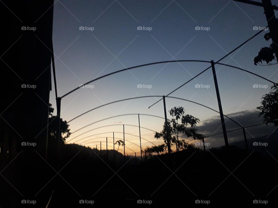 line, evening click, beautiful picture