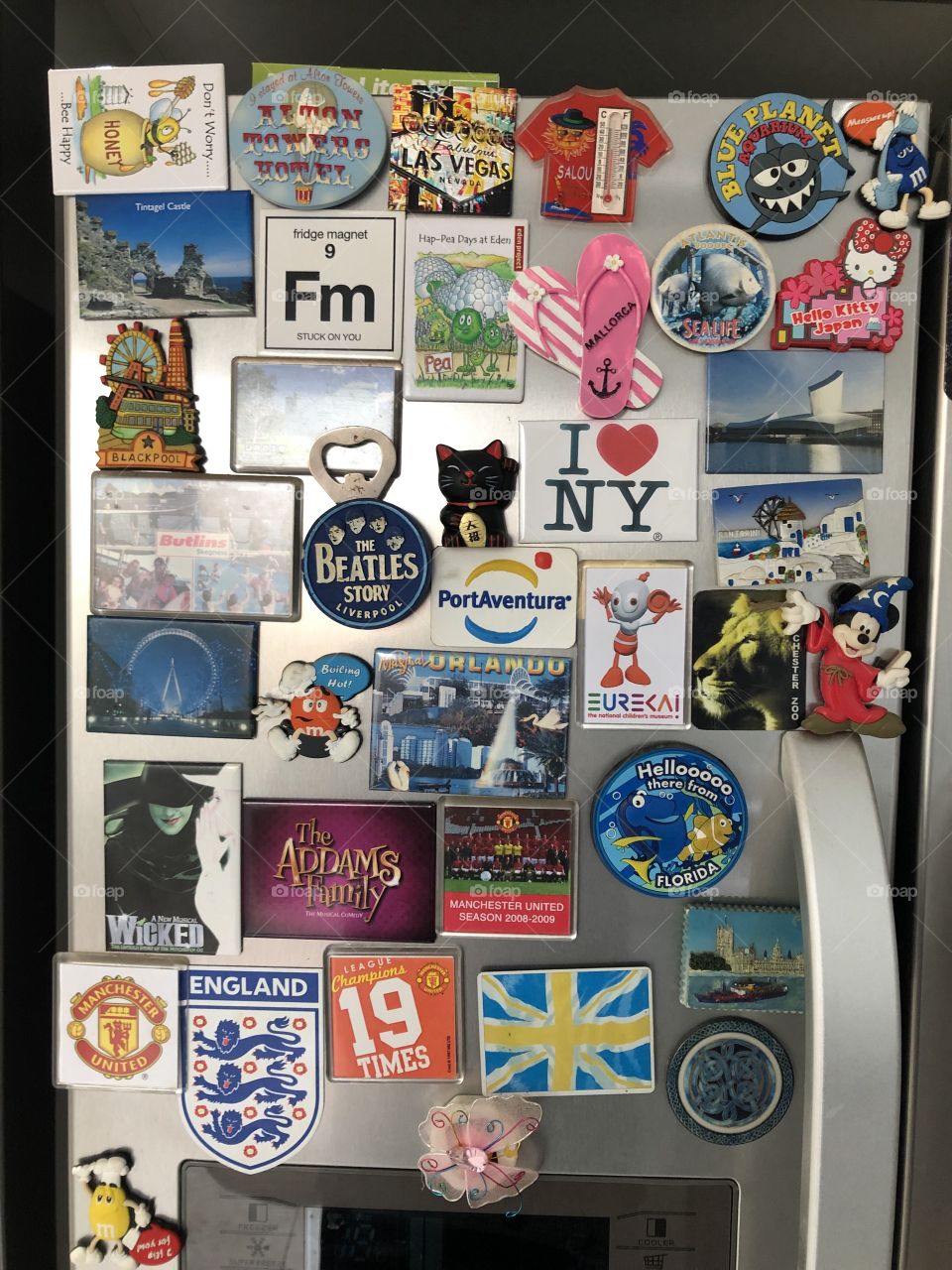 Fridge magnet collection 
