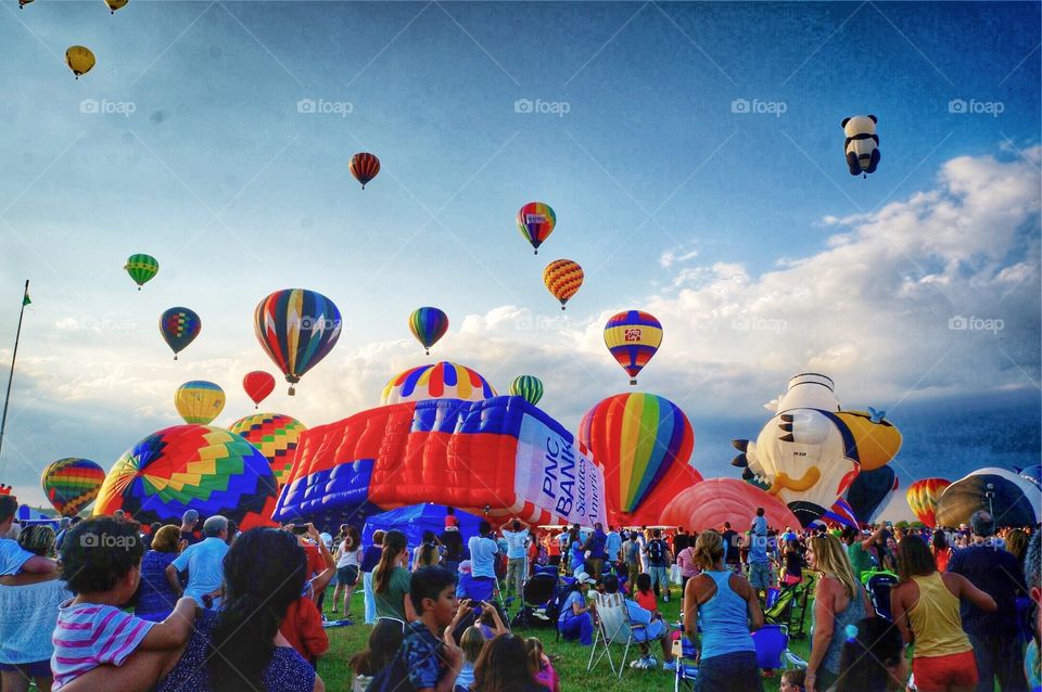Hot air balloon festival 