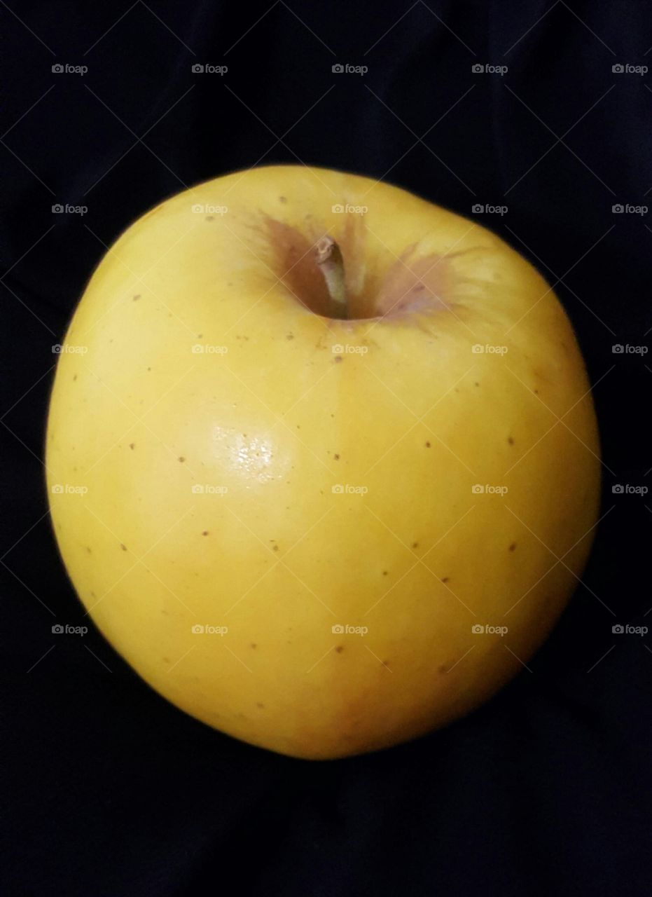 One yummy yellow apple