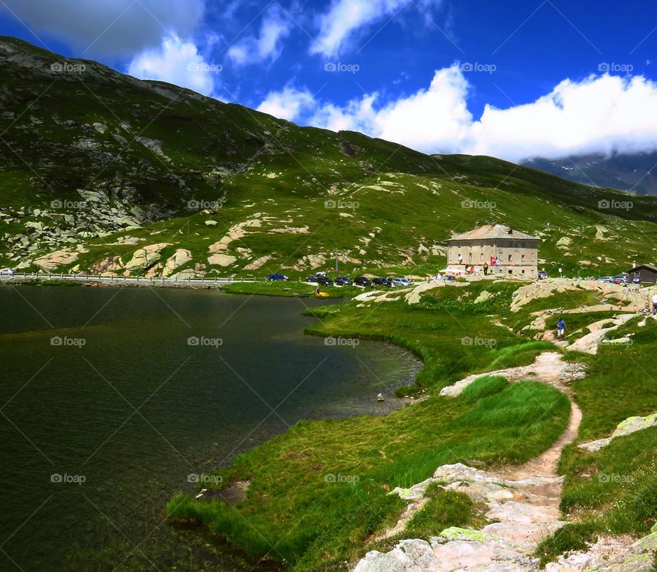 San Bernardino Pass, Graubünden, Switzerland 