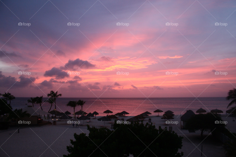 beach sunset romantic resort by adrianocastelli