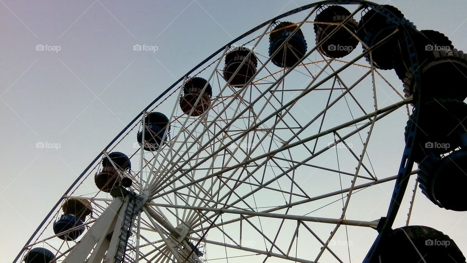 Ferris wheel at Lviv, Ukraine