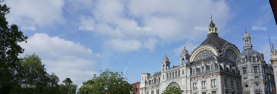 Antwerp Central Railway Station.