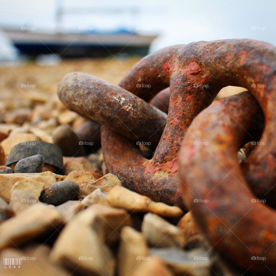 On the pebbles 