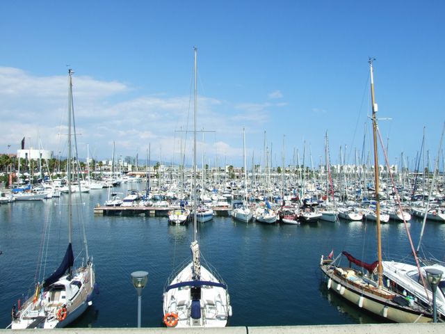 Port Olympic in Barcelona, Spain