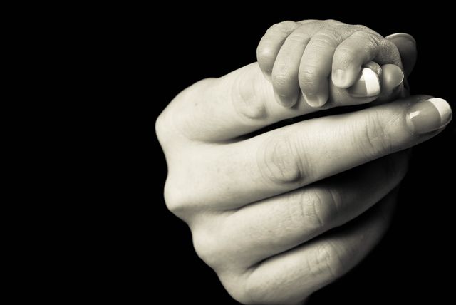 Holding Mommy's Hand