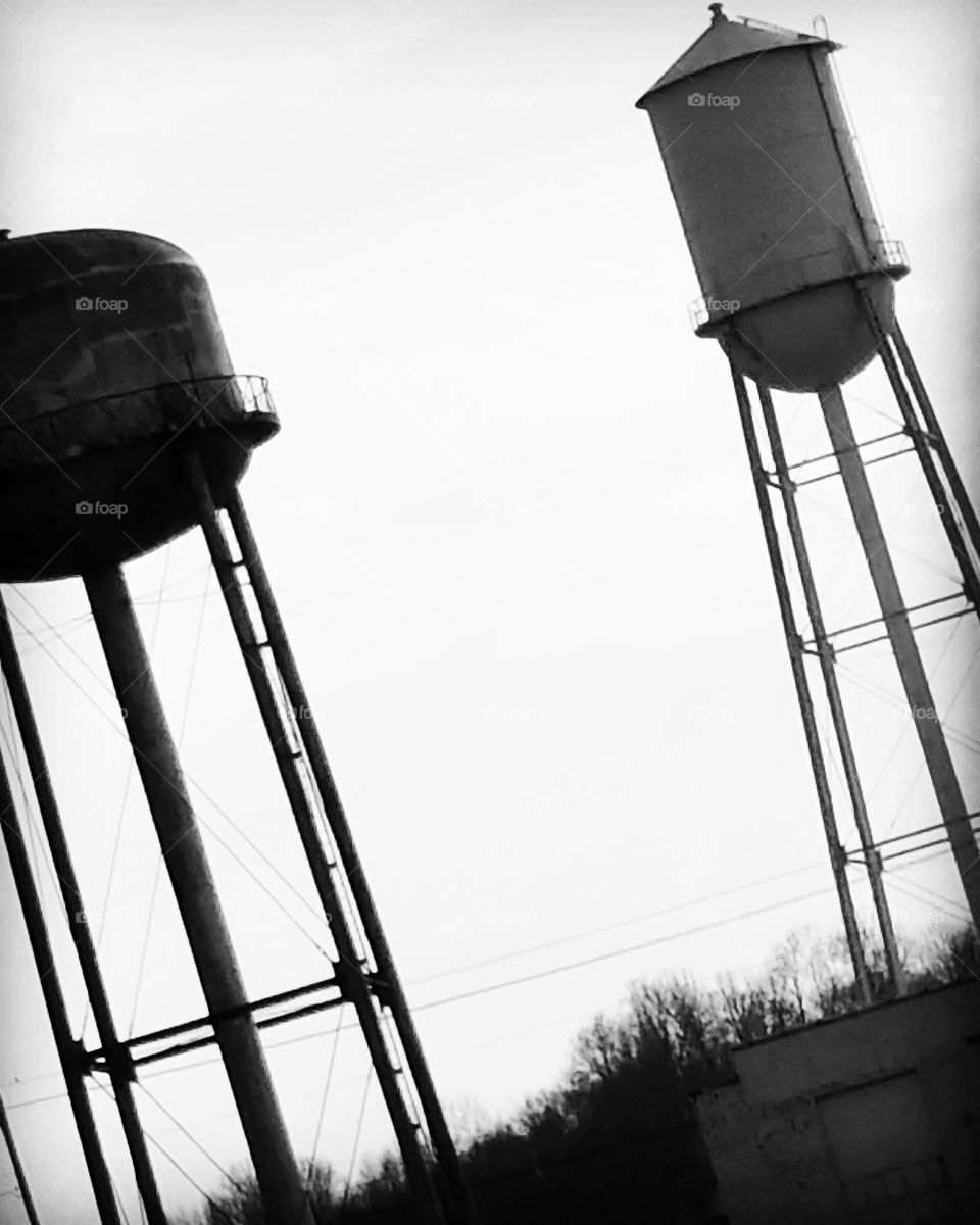 2 old town water towers