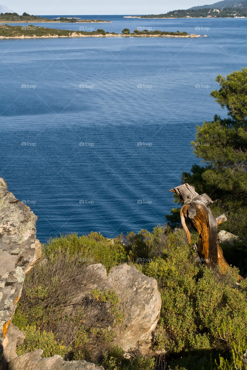 Rocky Mediterranean shore