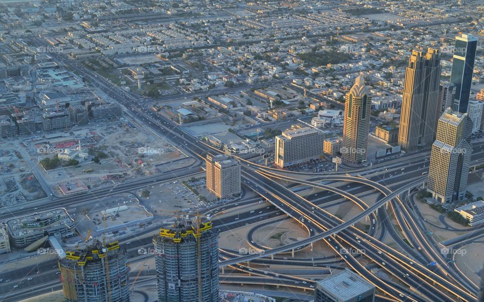 The view from Burjkhalifa 