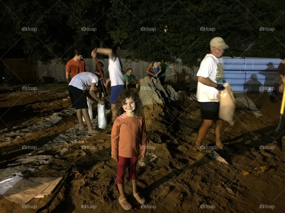 Community pulling together to ready for Harvey!