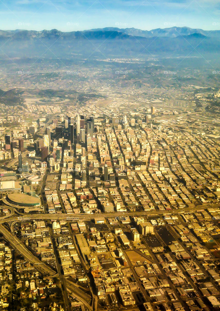 Los Angeles from the sky