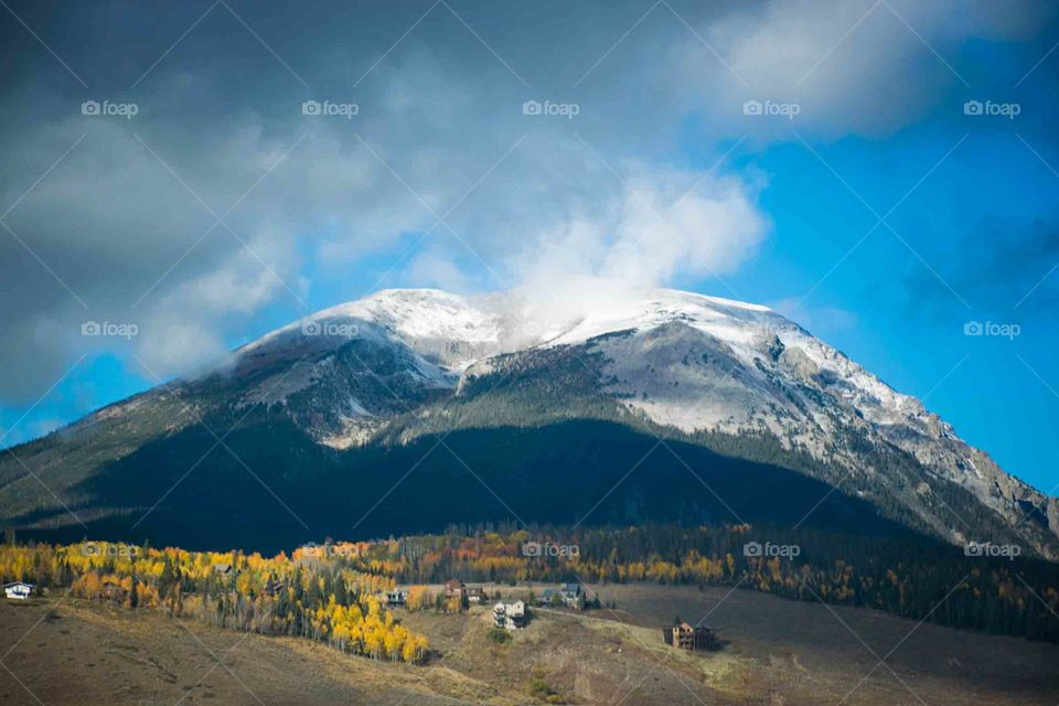 Winter Mountain landscapes 