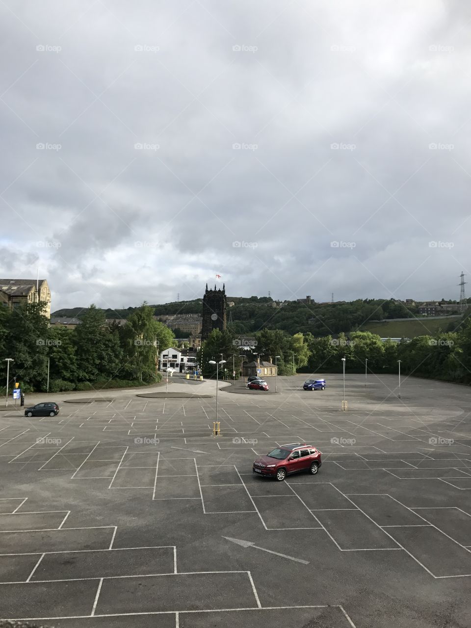 Empty Parking lot 