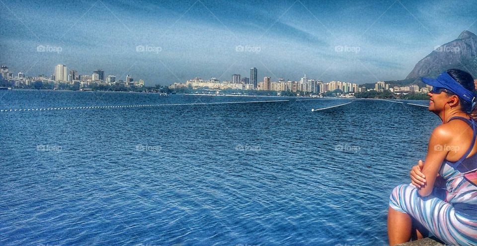 Lagoa Rodrigo de Freitas Rio de Janeiro Brazil