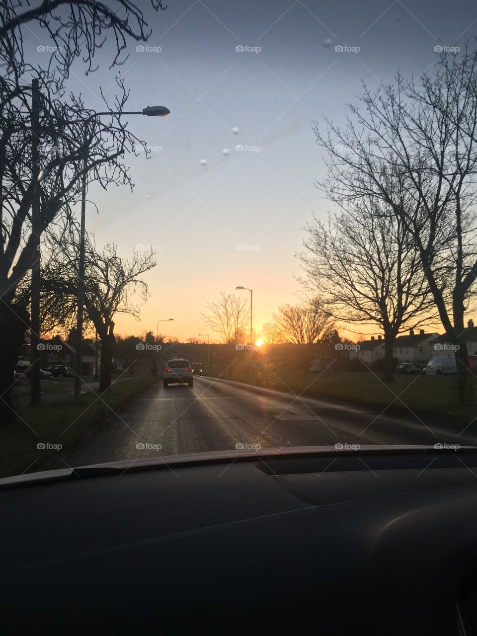 A lovely sunrise on a Winter morning drive❤️