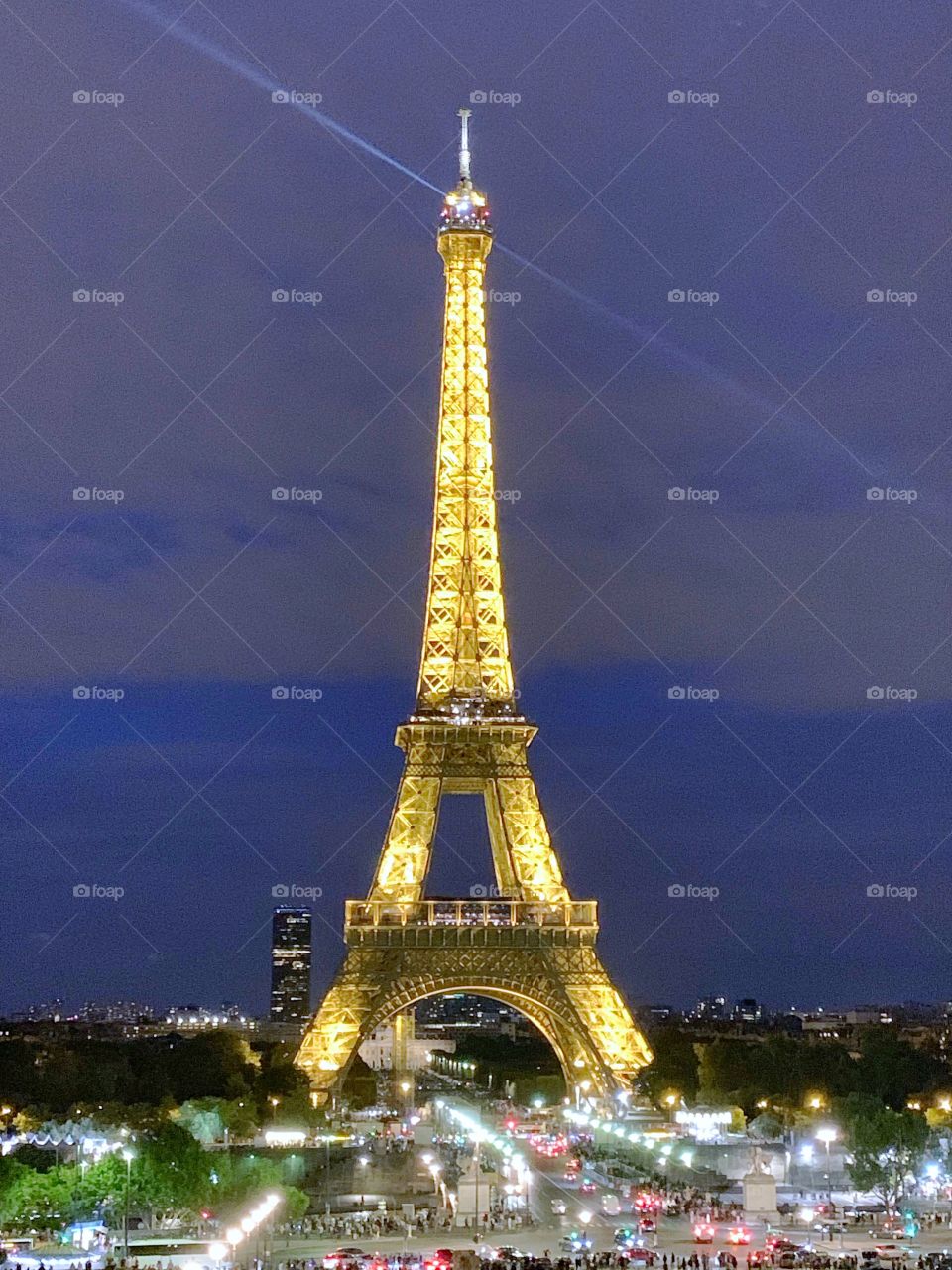 Eiffel Tower in the evening 