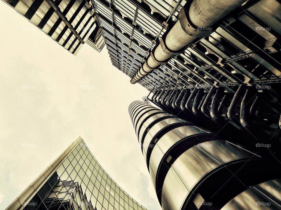 Low angle view of lloyd's of london