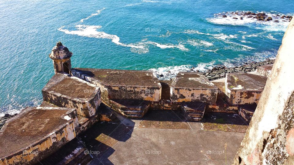 ocean. oceanview in puerto rico castle