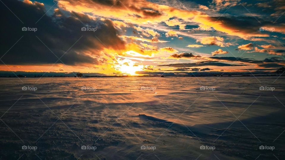 Montana snowscape and it’s great lengths.