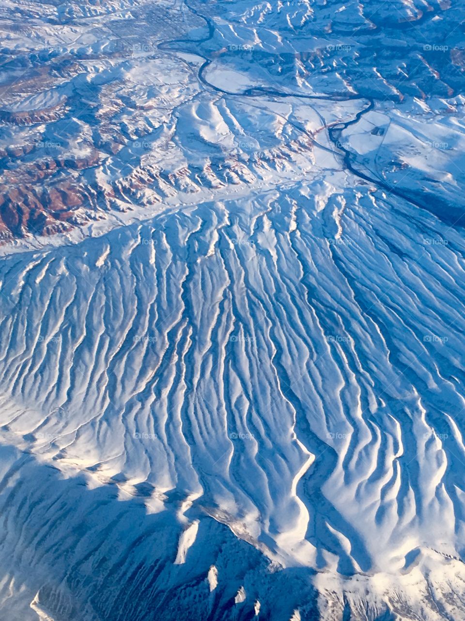 Snow from above