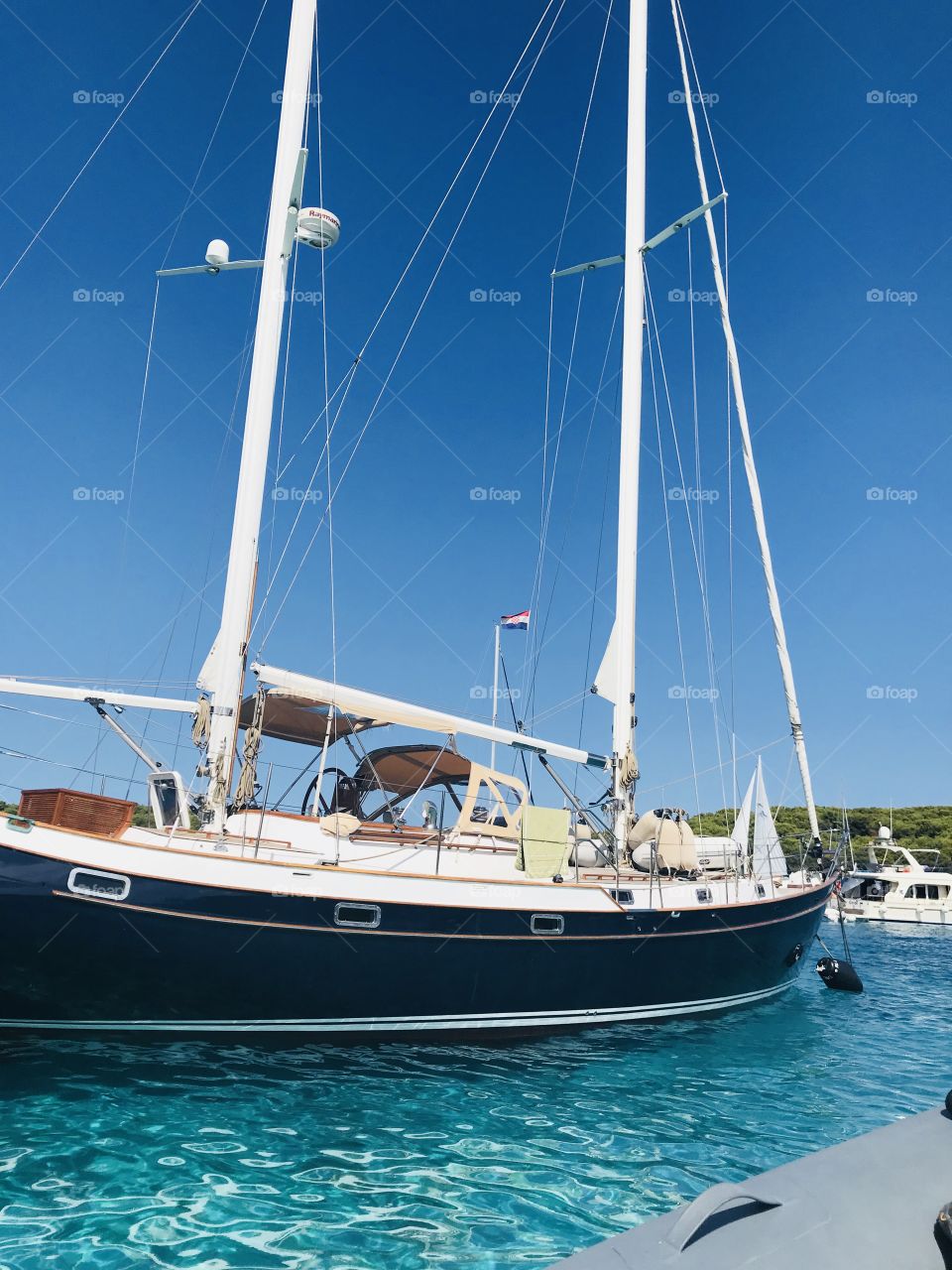 Sailboat in Croatia