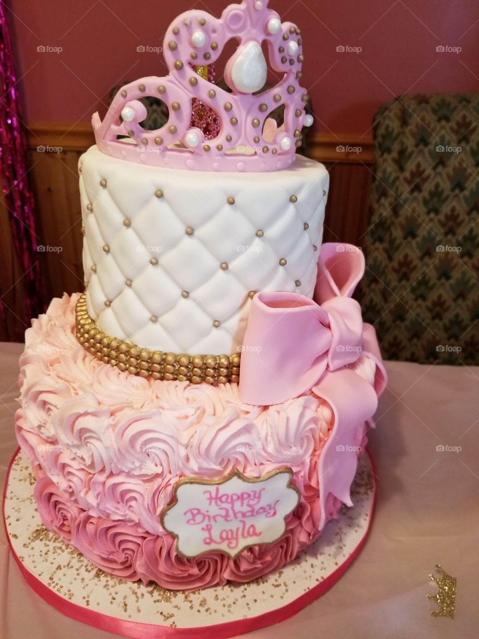 Cake for Layla   Birthday