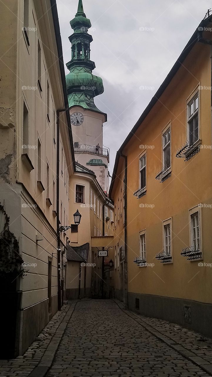 Old Bastova street in Bratislava