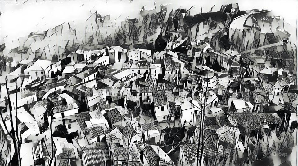 Draw of Gerace,Italy.