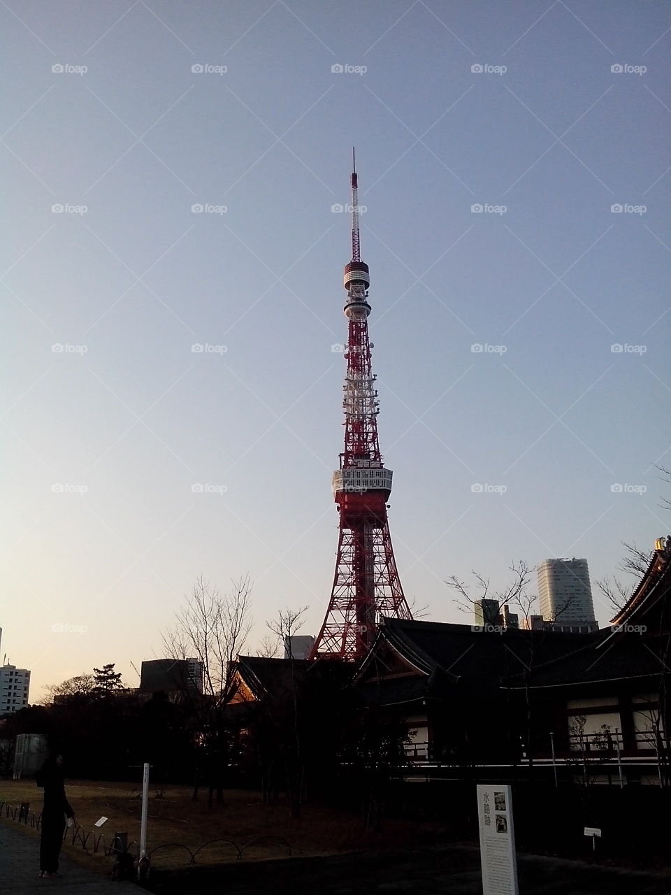 Tokyo Tower. Taken in Tokyo, Japan on New Year's Eve 2014.