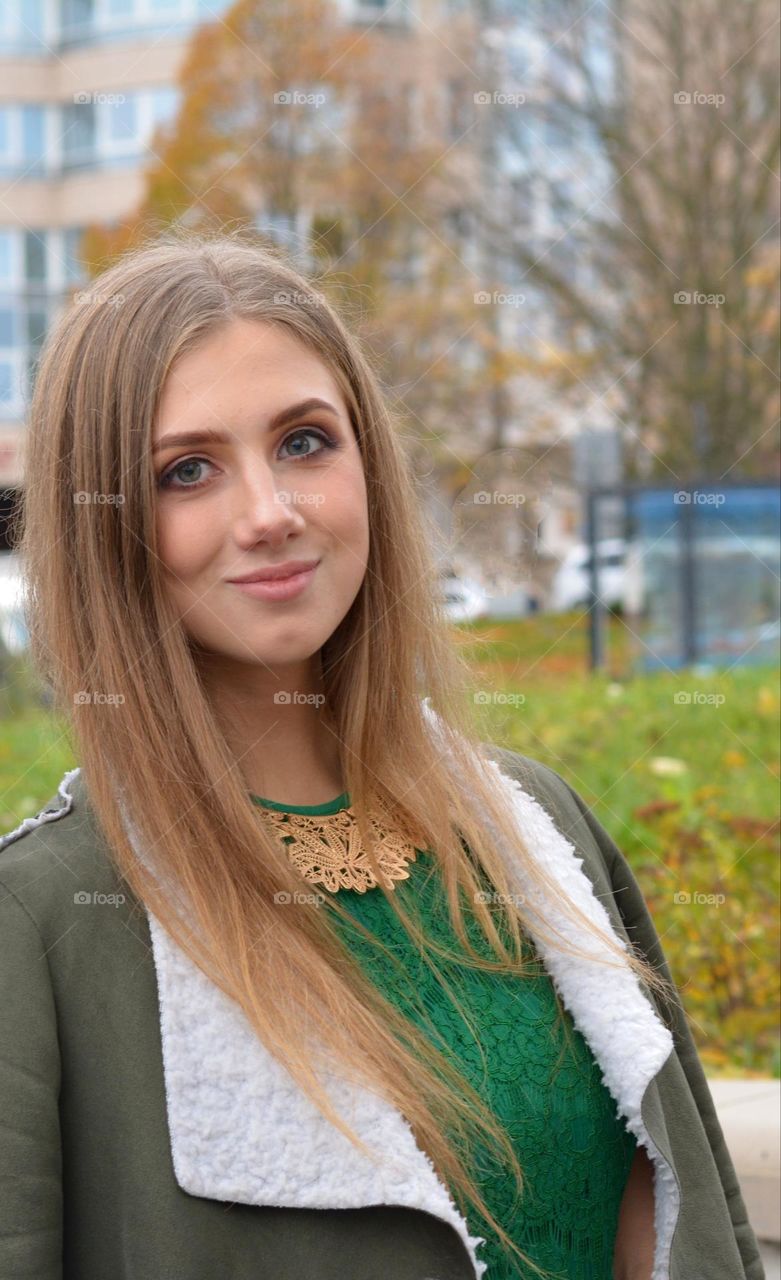 smiling woman beautiful portrait