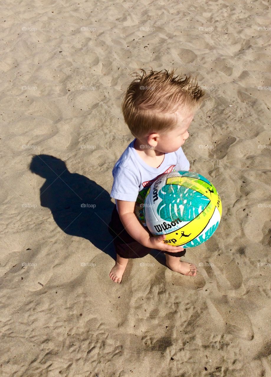 Beach Volleyball Kid