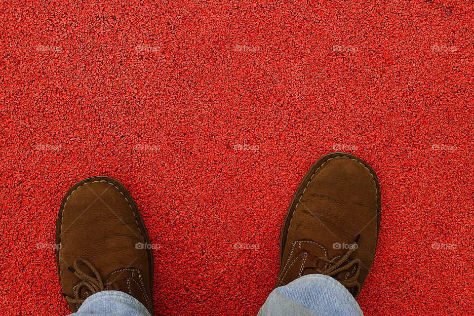 From where I stand ... red