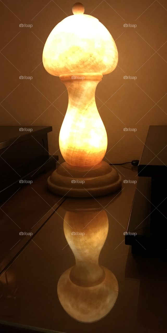 Lamp at night 