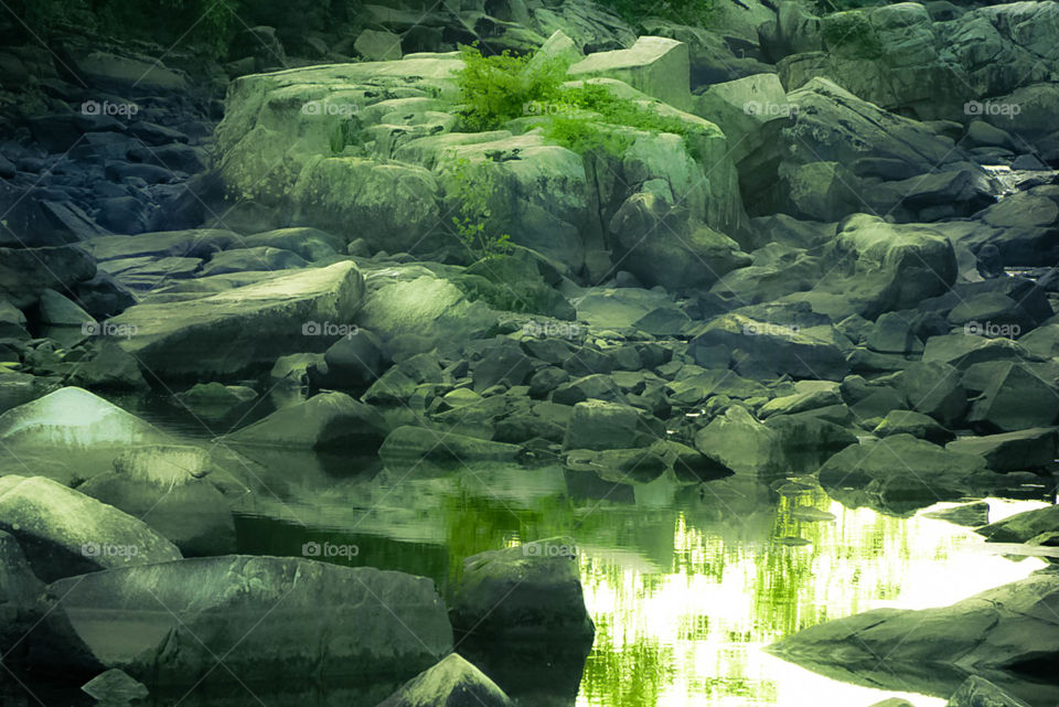 Green rocks