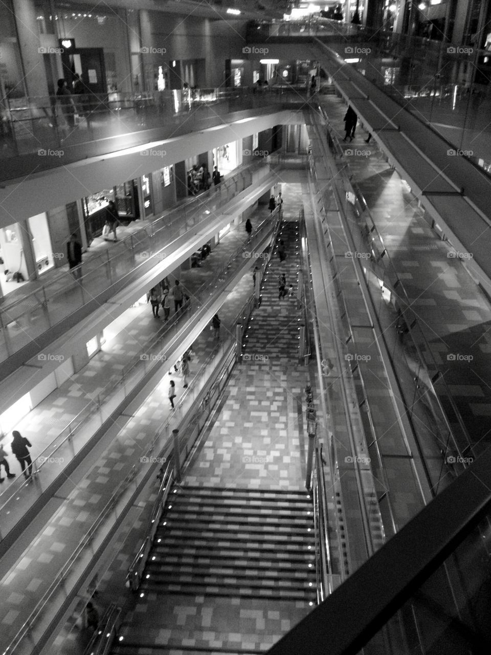 Multi level mall in Tokyo