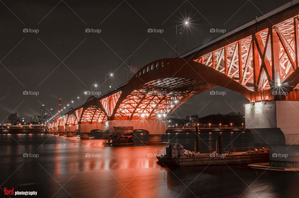 seongsan bridge night view