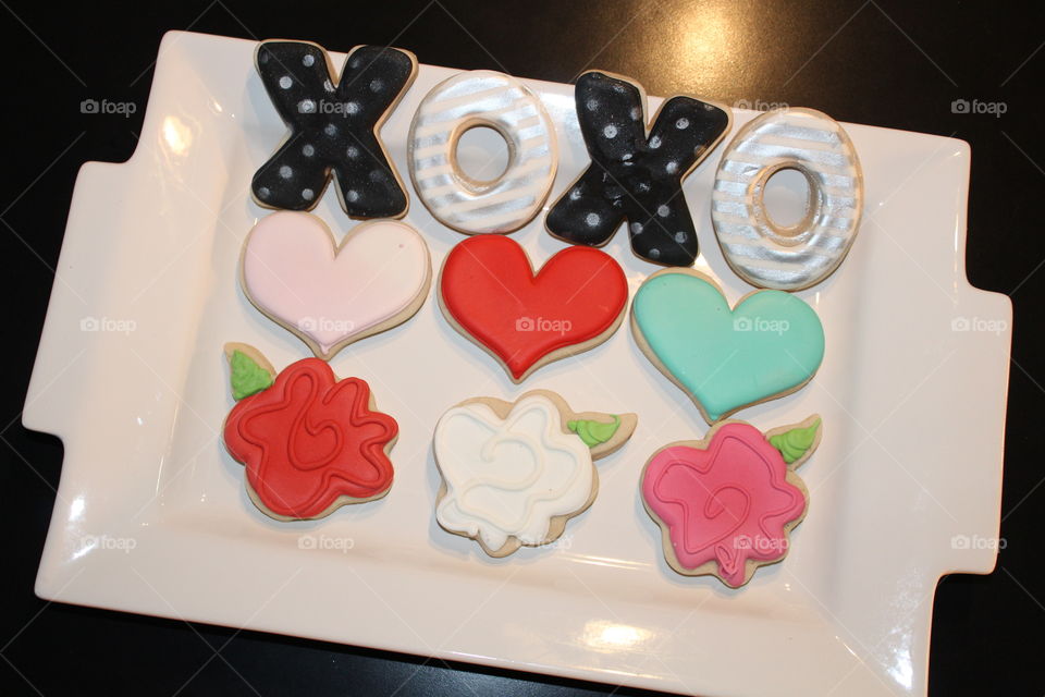 Assorted Sugar Cookies with Royal Icing