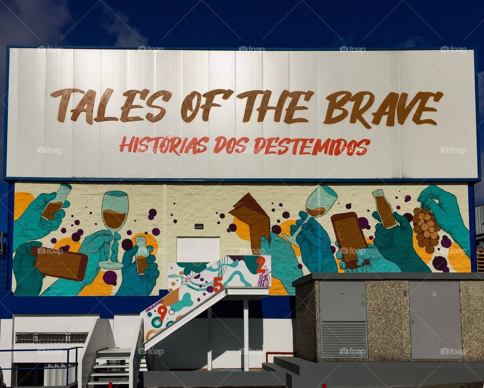 Tales of the Brave - depicting the people (grape growers, farm owners, winemakers, etc.) behind the success of the cooperative. Still standing strong after 7 decades and never go out of fashion.