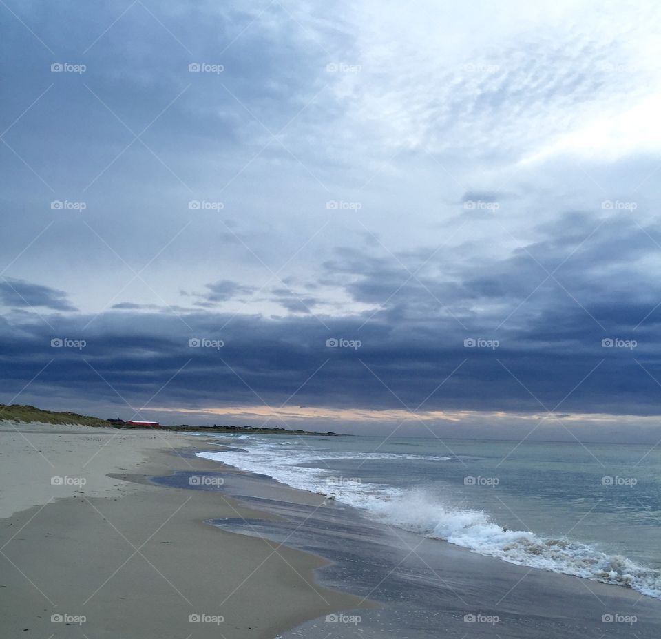Scenic view of beach